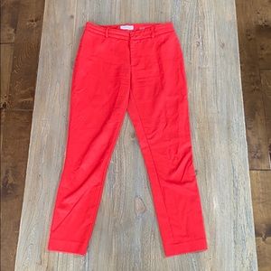 Red Calvin Klein dress pants